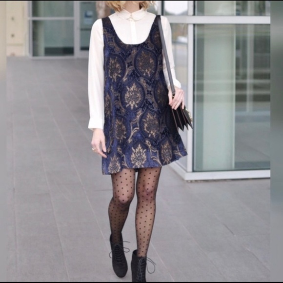 Loft | Mystic Velvet Swing Dress - Picture 2 of 8